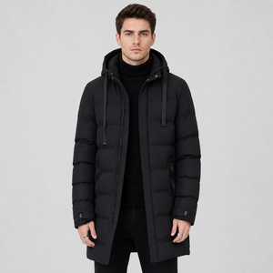 Whitstable Hooded Puffer Jacket | Men's Padded Winter Coat | Warm Insulated Outerwear UK