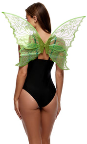 Iridescent Fairy Wings Halloween Costume Accessory – Angel Butterfly Wings Fancy Dress