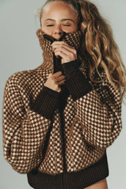 AFONSO WOOLEN BOMBER JACKET | Women's Winter Jacket | Stylish Outerwear UK