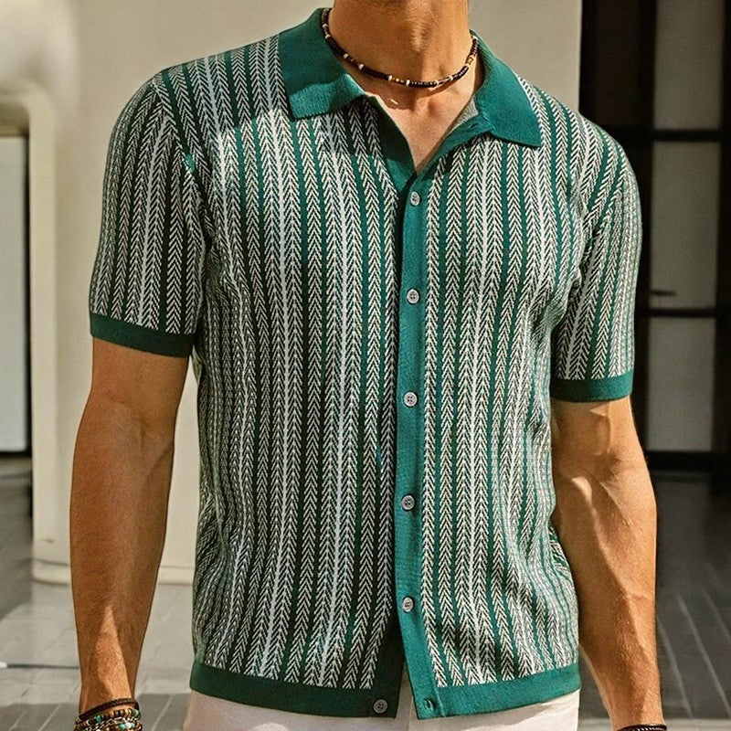 Reid Button Down Shirt | Men's Cotton Oxford Shirt | Smart Casual Button-Down UK