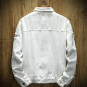 Bastian Ripped Jacket | Men's Distressed Ripped Jacket | Edgy Street-Style Outerwear UK