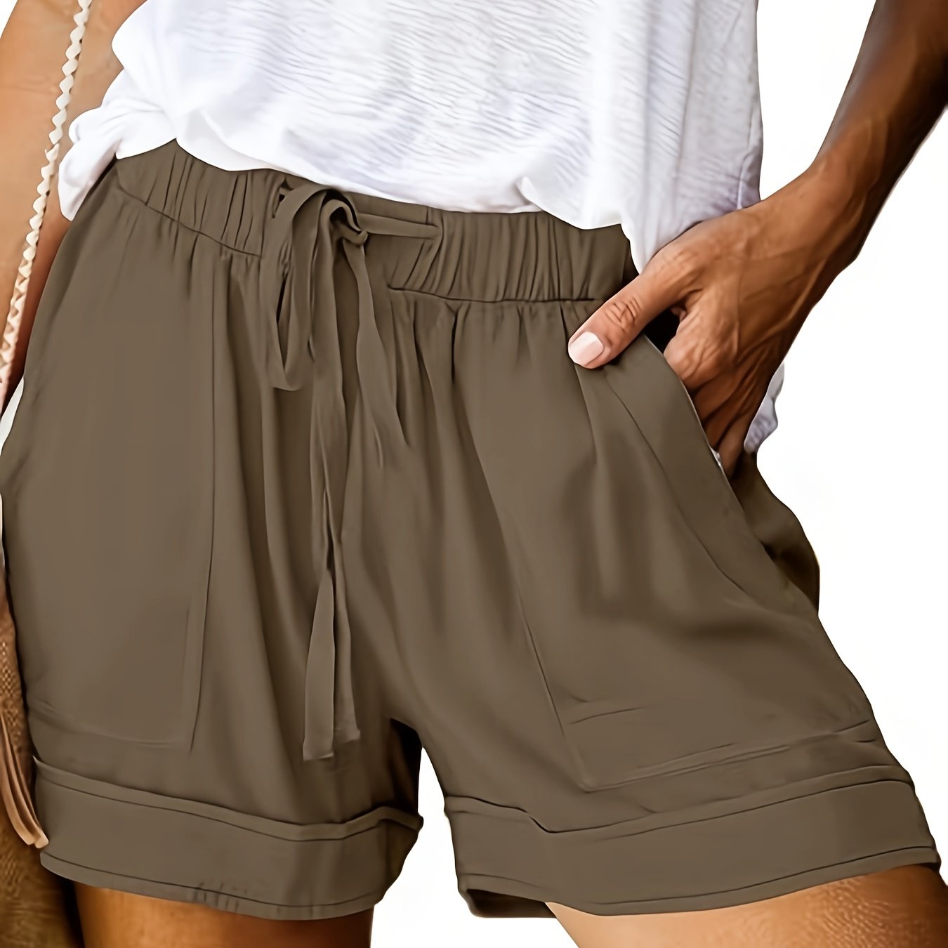 Maya Relaxed Drawstring Shorts | Women's Relaxed Drawstring Shorts | Casual Comfortable Summer Shorts UK