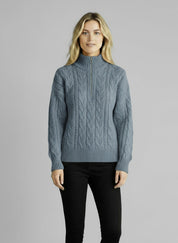 Amy Sweater with Zipper | Men's Premium Jumper | Warm Casual Knitwear UK