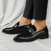 Marconi Leather Loafers | Men's Genuine Leather Loafers | Slip-On Smart Casual Shoes UK