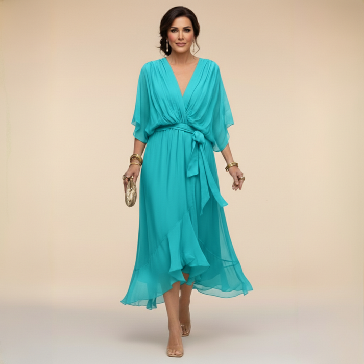 Maeve Flow Maxi Dress | Women's Elegant Maxi Dress | Summer Holiday Long Dress UK