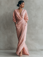 Hugo Linen Maxi Dress | Women's Elegant Maxi Dress | Summer Holiday Long Dress UK