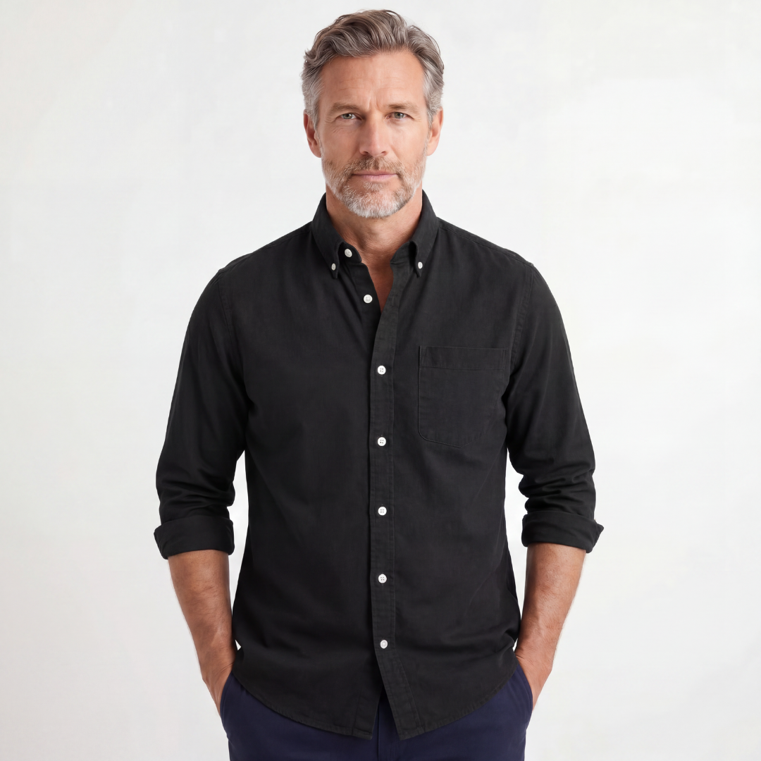 Kensington Chest-Pocket Linen Shirt | Men's Linen Summer Shirt | Breathable Holiday Casual Top UK