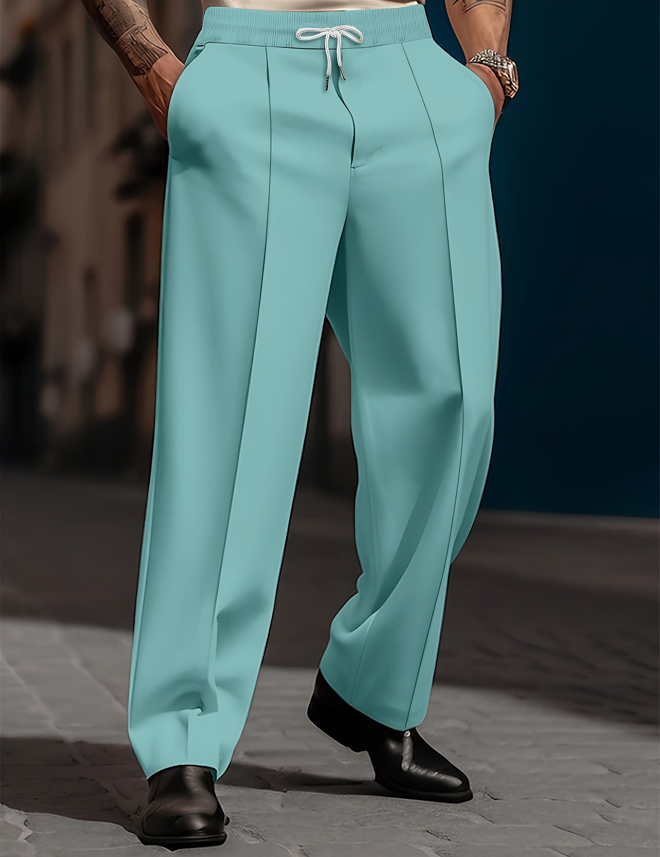 Branford Relaxed Casual Trousers | Women's High-Waisted Relaxed Trousers | Wide Leg Casual Bottoms UK