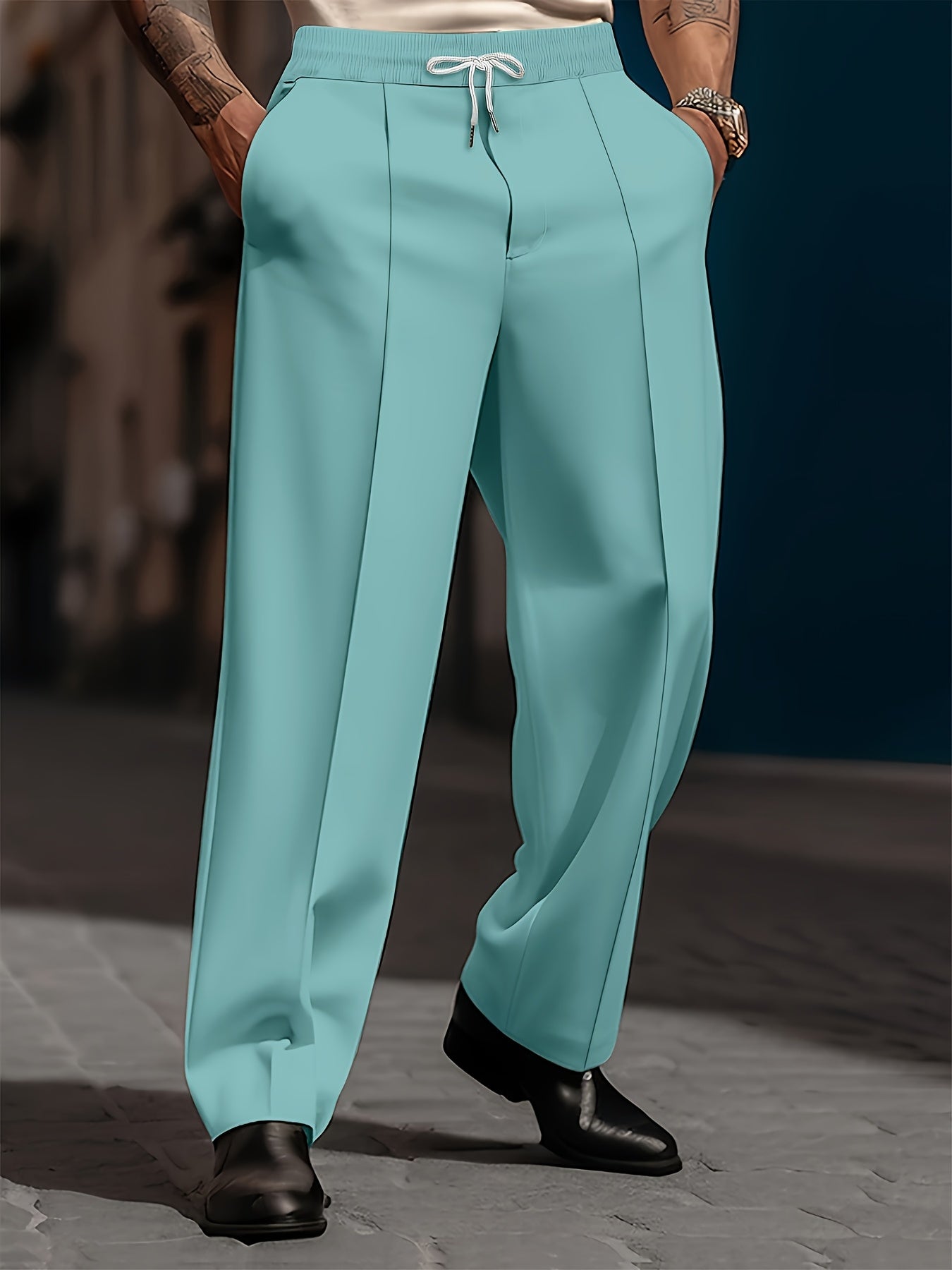 Branford Relaxed Casual Trousers | Women's High-Waisted Relaxed Trousers | Wide Leg Casual Bottoms UK