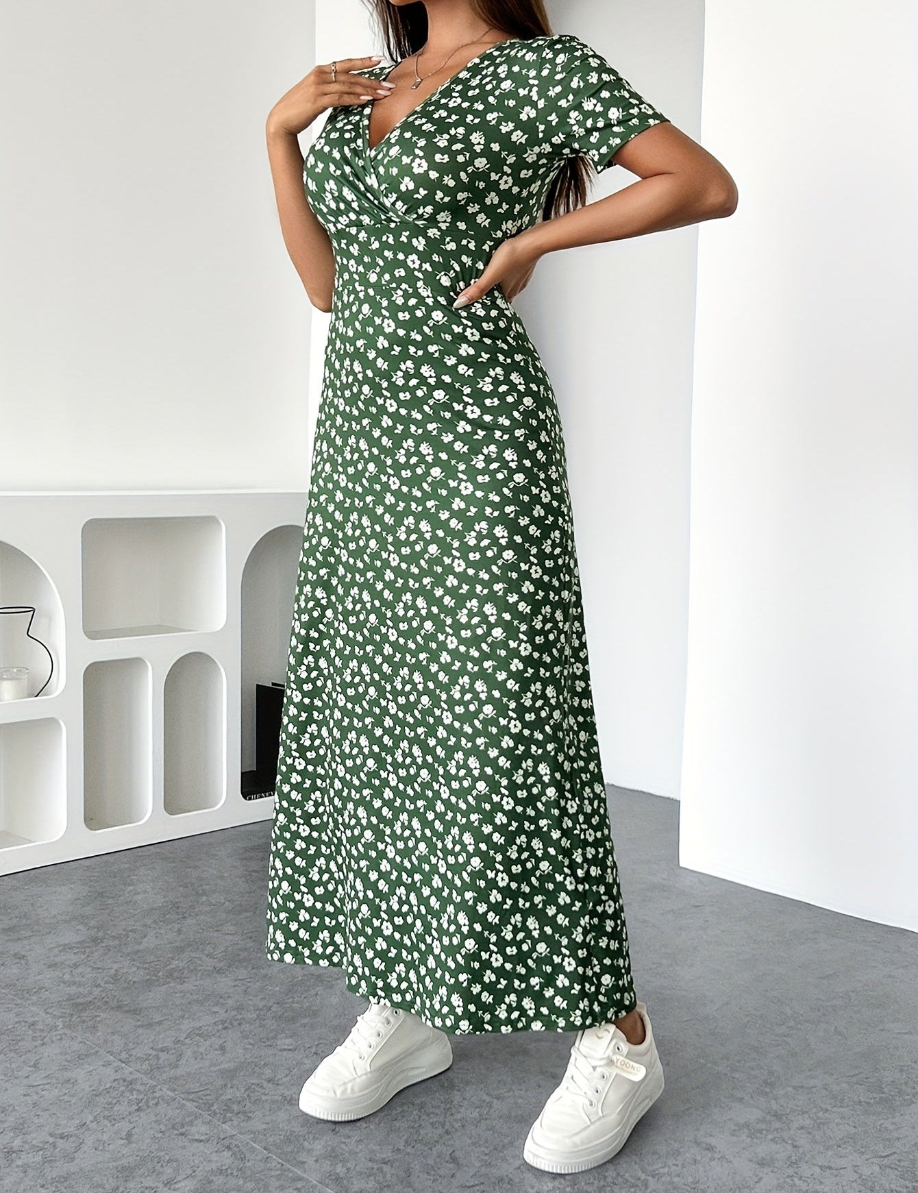 Isla Ruffle Knit Dress | Women's Ruffle Knit Bodycon Dress | Casual Fashion Dress UK