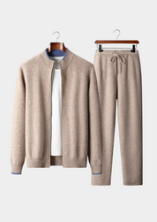 Pemberton Merino Wool Tracksuit | Men's Matching Tracksuit Set | Slim Fit Hoodie & Joggers UK