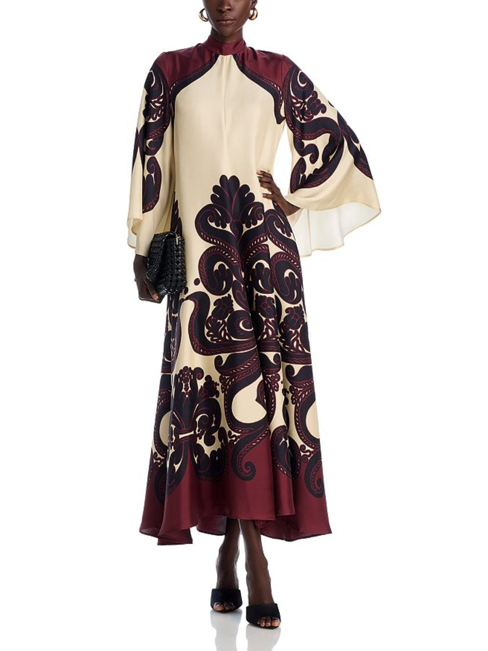 Elegance Ease Stunning Grenadilla Print Maxi Dress | Women's Printed Maxi Dress | Summer Holiday Long Dress UK