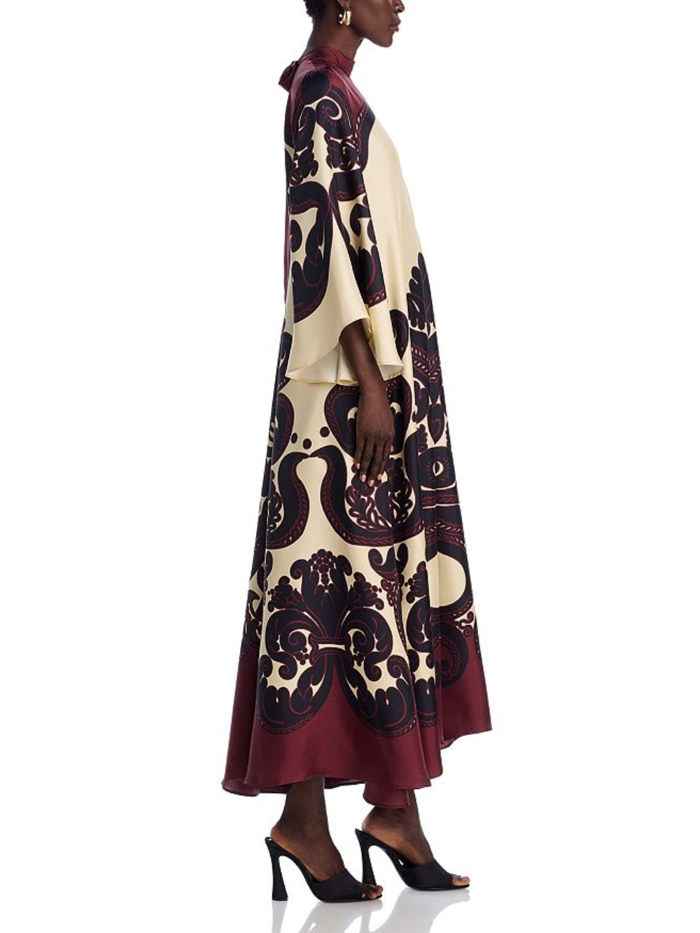 Elegance Ease Stunning Grenadilla Print Maxi Dress | Women's Printed Maxi Dress | Summer Holiday Long Dress UK