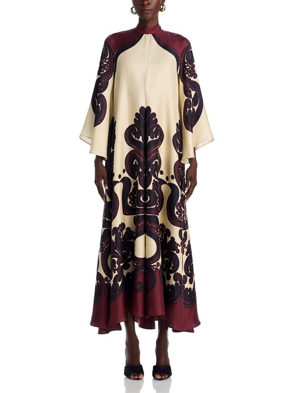 Elegance Ease Stunning Grenadilla Print Maxi Dress | Women's Printed Maxi Dress | Summer Holiday Long Dress UK