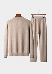Pemberton Merino Wool Tracksuit | Men's Matching Tracksuit Set | Slim Fit Hoodie & Joggers UK