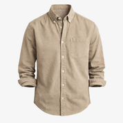 Kensington Chest-Pocket Linen Shirt | Men's Linen Summer Shirt | Breathable Holiday Casual Top UK