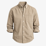 Kensington Chest-Pocket Linen Shirt | Men's Linen Summer Shirt | Breathable Holiday Casual Top UK