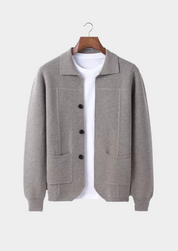 Pemberton Merino Button Overshirt | Men's Cotton Oxford Shirt | Smart Casual Button-Down UK