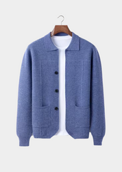 Pemberton Merino Button Overshirt | Men's Cotton Oxford Shirt | Smart Casual Button-Down UK