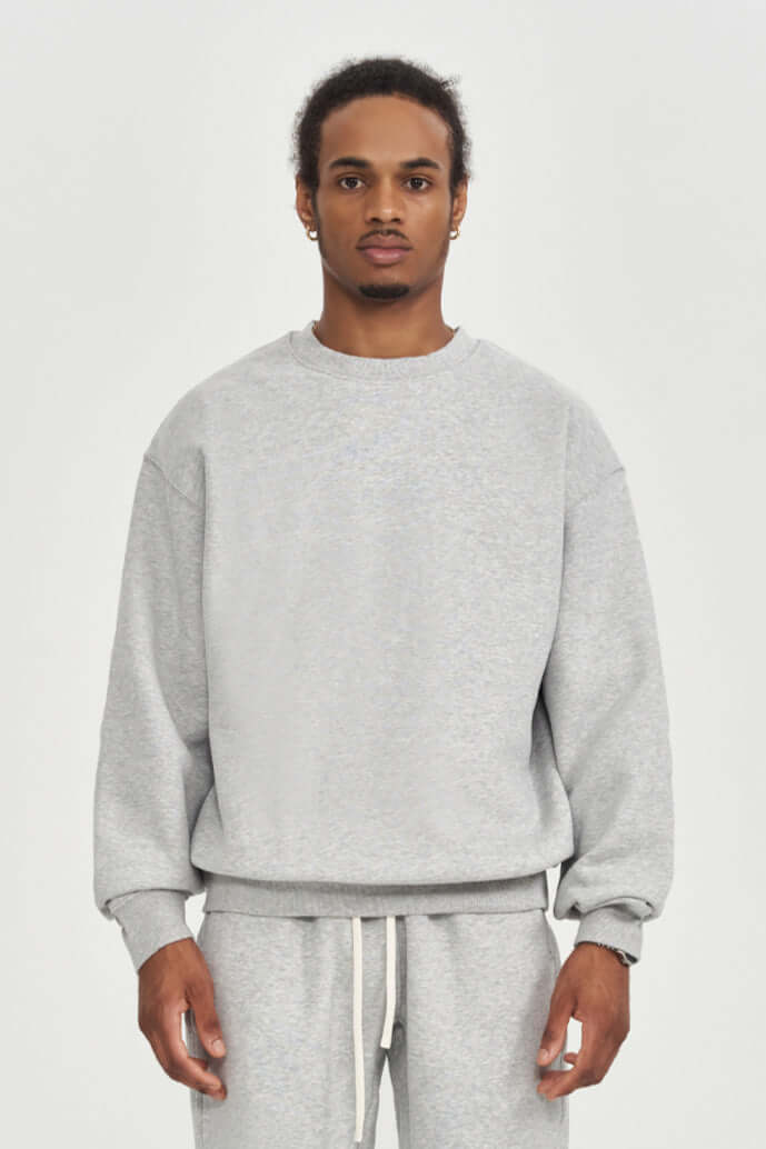 Men's Soft Crew Neck Sweater Comfort Classic Knit Jumper Casual Winter Pullover Knitwear