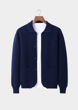 Pemberton Merino Button Overshirt | Men's Cotton Oxford Shirt | Smart Casual Button-Down UK