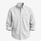 Kensington Chest-Pocket Linen Shirt | Men's Linen Summer Shirt | Breathable Holiday Casual Top UK