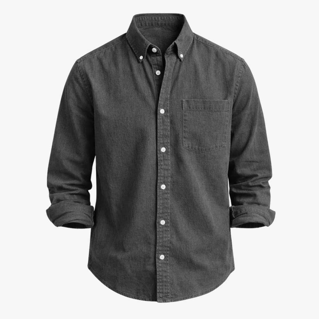 Kensington Chest-Pocket Linen Shirt | Men's Linen Summer Shirt | Breathable Holiday Casual Top UK
