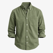 Kensington Chest-Pocket Linen Shirt | Men's Linen Summer Shirt | Breathable Holiday Casual Top UK