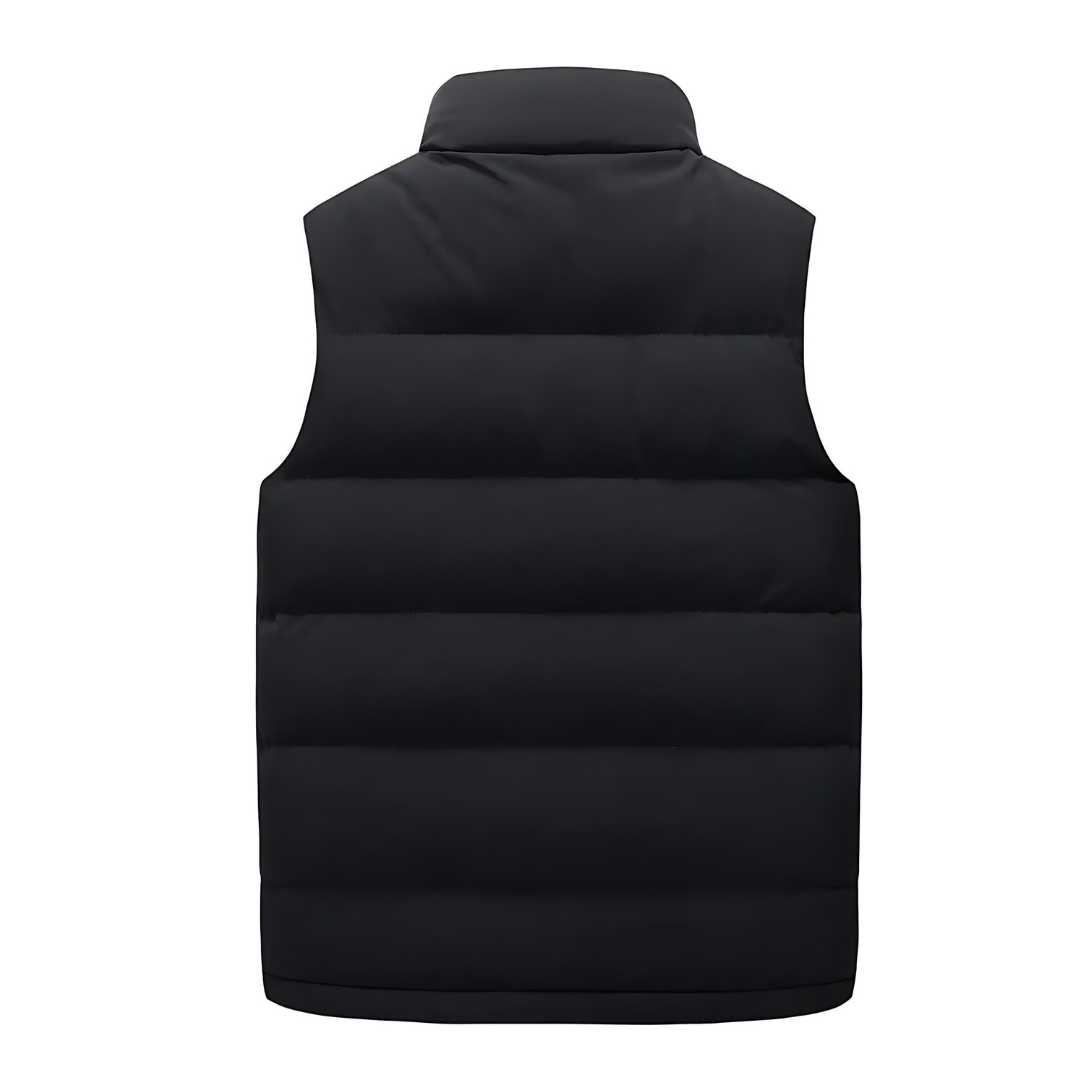 Men's Moritz Quilted Gilet Vest Sleeveless Bodywarmer | Lightweight Padded Autumn Winter Layering Black Blue Red