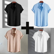 Arlo Italian Shirt | Men's Italian Linen Shirt | Smart Casual Summer Holiday Top UK