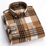 Fletcher Brushed Flannel Shirt | Men's Plaid Flannel Shirt | Smart Casual Checked Shirt UK