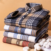 Fletcher Brushed Flannel Shirt | Men's Plaid Flannel Shirt | Smart Casual Checked Shirt UK