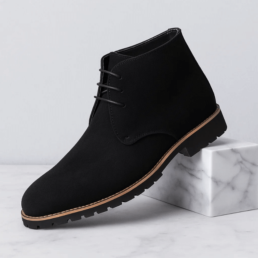 Colton Suede Boots | Men's Suede Ankle Boots | Smart Casual Chelsea Boots UK