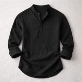 Alton Henley Shirt | Men's Relaxed Casual Shirt | Smart Button-Down Everyday Top UK