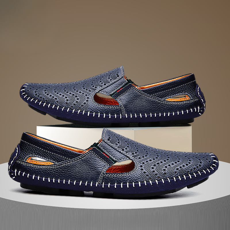 Dante Leather Sandals | Men's Leather Sandals | Classic Summer Open-Toe Shoes UK