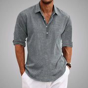 Gideon Shirt | Men's Oxford Button-Down Shirt | Smart Casual Formal Top UK