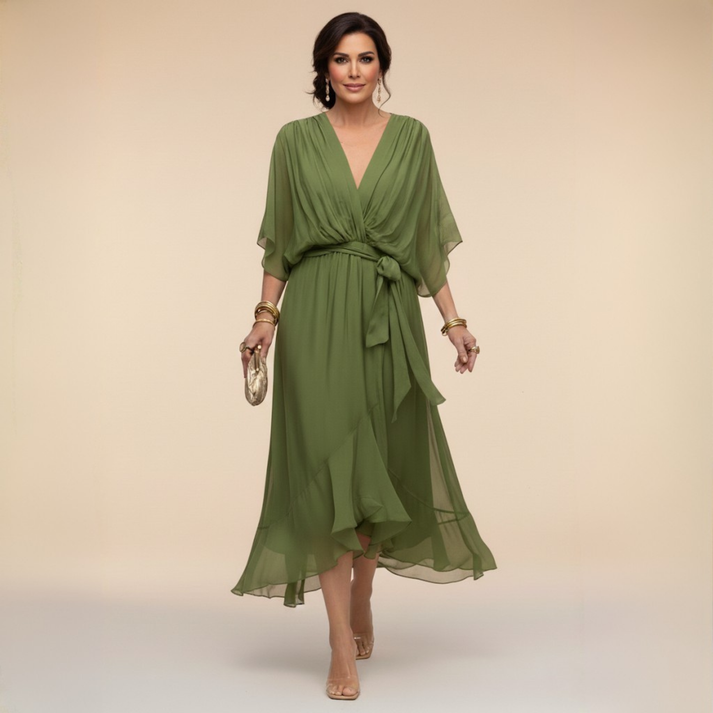 Maeve Flow Maxi Dress | Women's Elegant Maxi Dress | Summer Holiday Long Dress UK