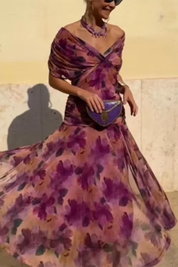 Fenwick Draped Evening Dress | Women's Elegant Evening Dress | Formal Occasion Dress UK