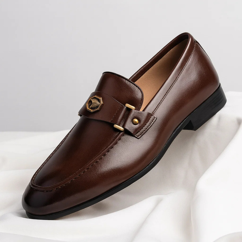 Everton Leather Loafers | Men's Genuine Leather Loafers | Slip-On Smart Casual Shoes UK