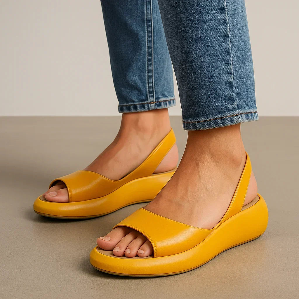 Everley Open Toe Sandals | Women's Strappy Summer Sandals | Beach Holiday Flat Shoes UK