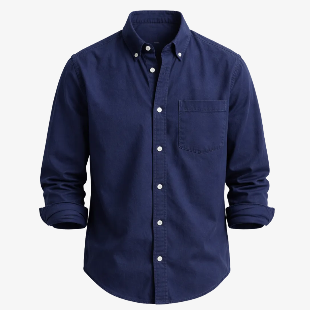 Kensington Chest-Pocket Linen Shirt | Men's Linen Summer Shirt | Breathable Holiday Casual Top UK