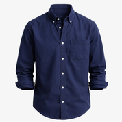 Kensington Chest-Pocket Linen Shirt | Men's Linen Summer Shirt | Breathable Holiday Casual Top UK