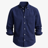 Kensington Chest-Pocket Linen Shirt | Men's Linen Summer Shirt | Breathable Holiday Casual Top UK
