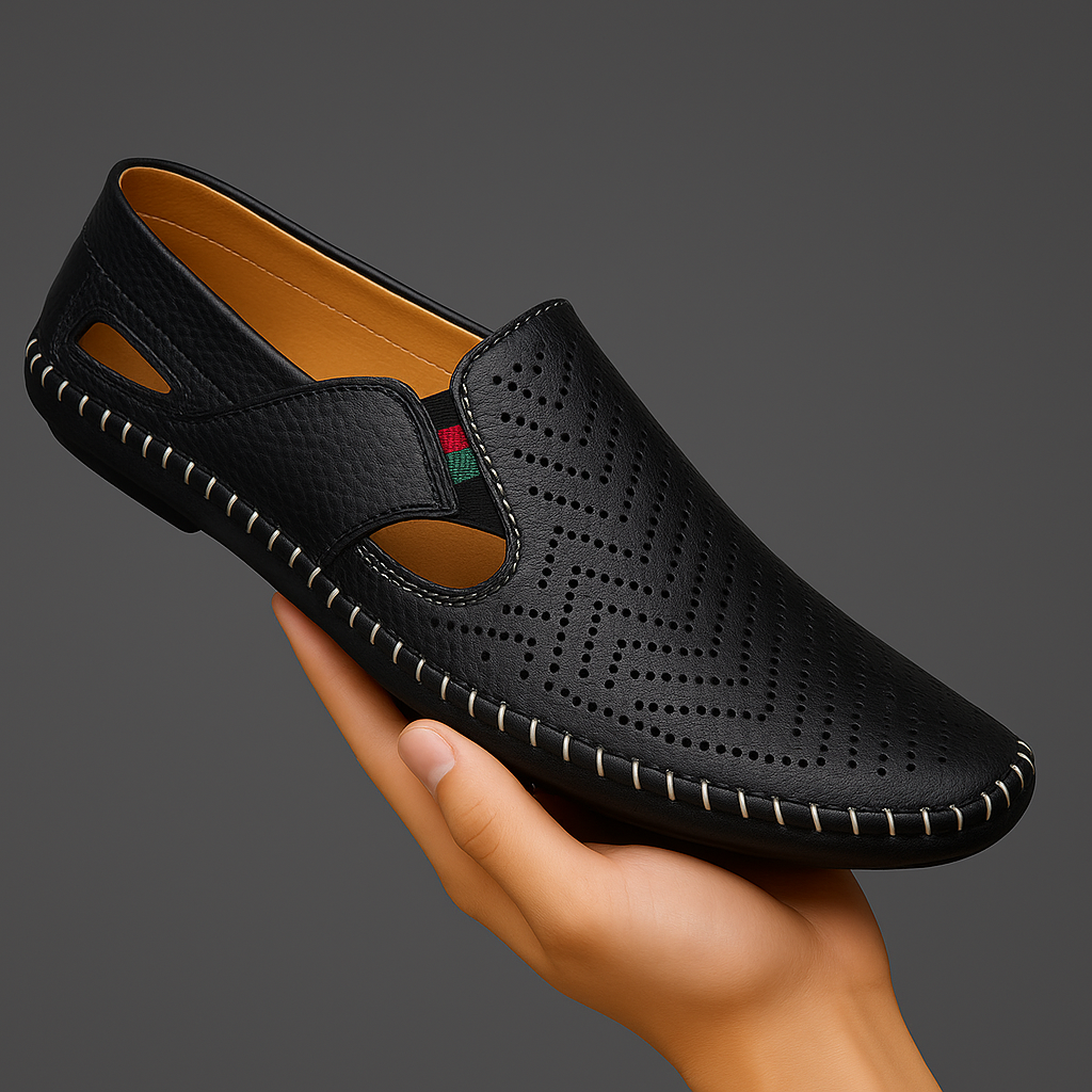 Dante Leather Sandals | Men's Leather Sandals | Classic Summer Open-Toe Shoes UK