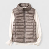 Doris | Women's Quilted Puffer Gilet | Lightweight Sleeveless Padded Jacket UK