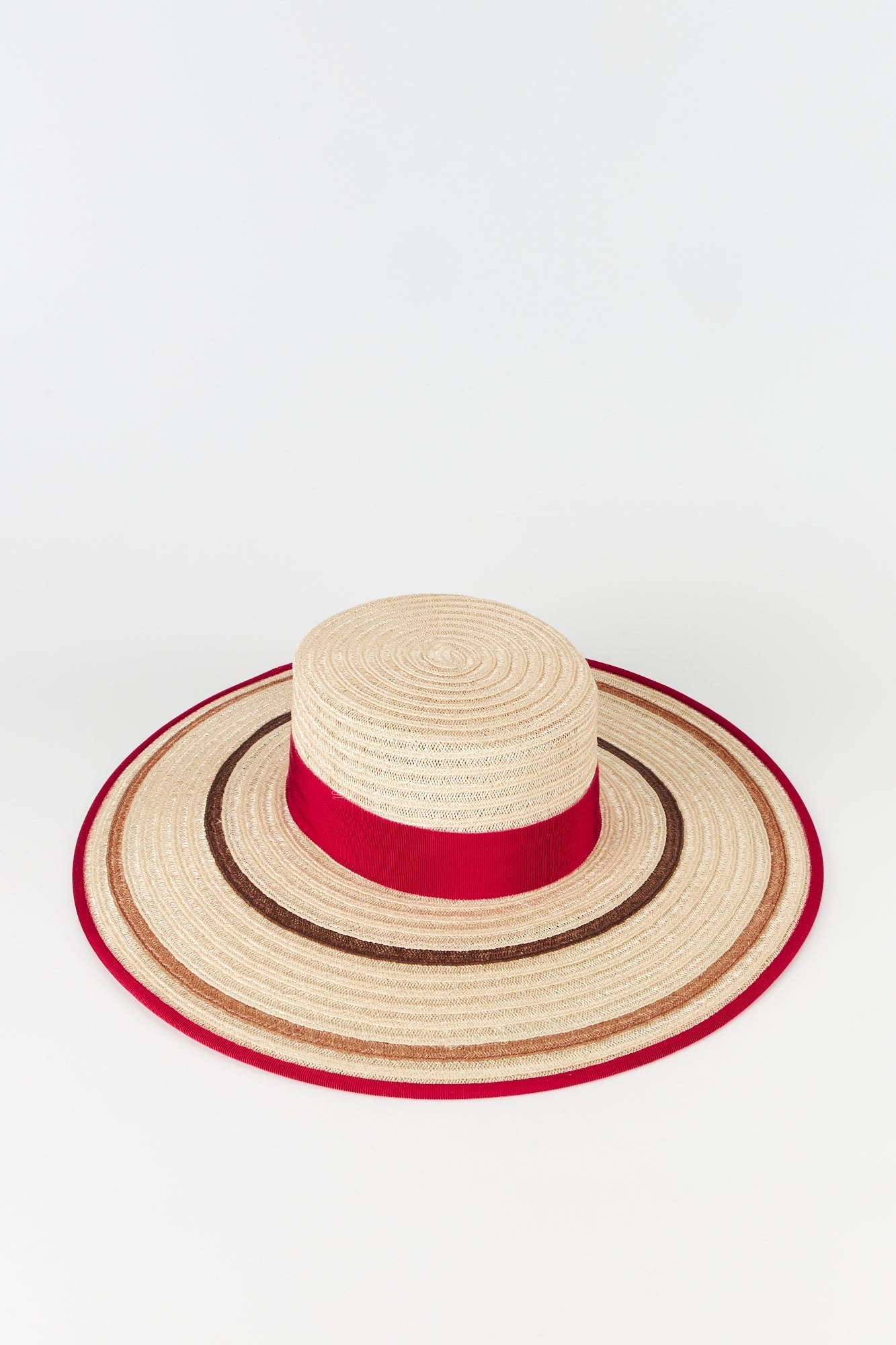Annie Straw Hat | Hat | Women Classic Fuchsia Brown