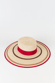 Annie Straw Hat | Hat | Women Classic Fuchsia Brown