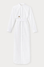 Hans Cotton Maxi Shirt Dress | Dress | Women Relaxed White
