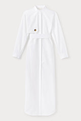 Hans Cotton Maxi Shirt Dress | Dress | Women Relaxed White