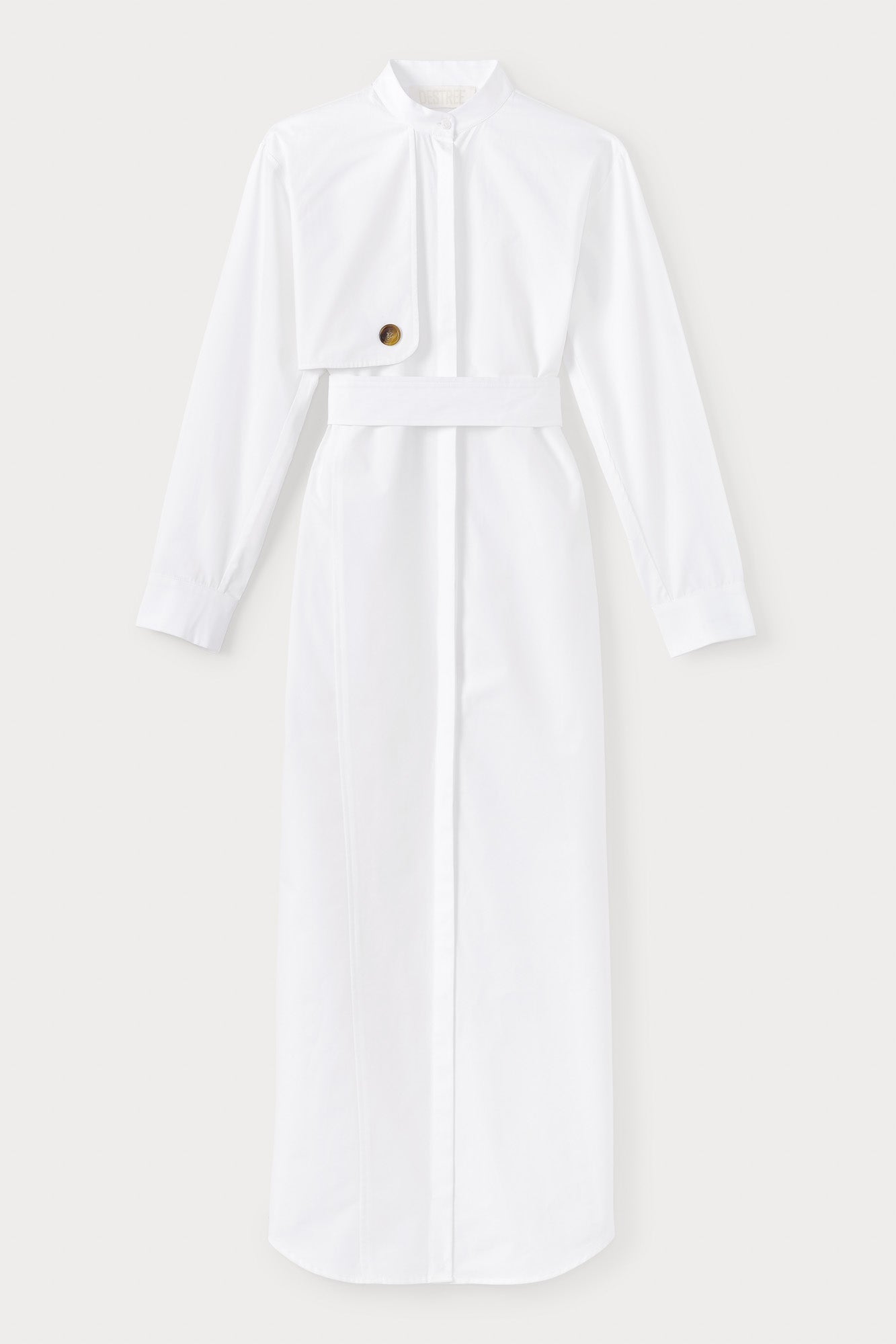 Hans Cotton Maxi Shirt Dress | Maxi Dress | Women Relaxed White